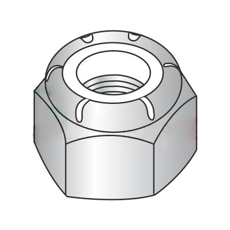 Nylon Insert Lock Nut, M3-0.50, 316 Stainless Steel, Not Graded, 6000 PK